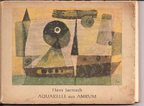 HANS JAENISCH-AQUARELLE AUS AMRUM-1958- 1