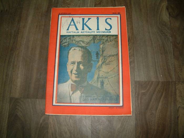 İLK&AKİS-B.MİL.GEN.SEK.DAG HAMMERSK JOELD-1958 1