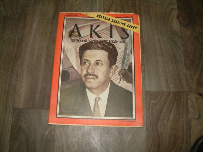 İLKS&AKİS-ANAYASA ANKETİNE CEVAP-AMİL ARTUS-1960 1