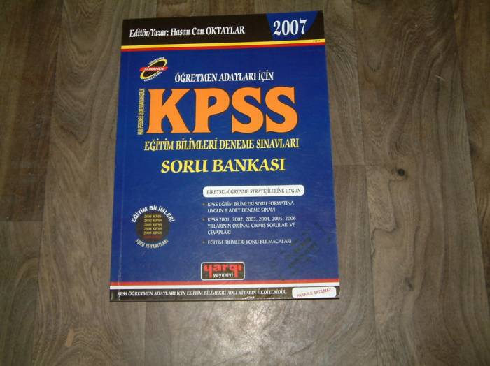 İLKS&KPSS-2007-ÖĞRETMEN ADAY.İÇİN-YARGI YAYINLAR 1