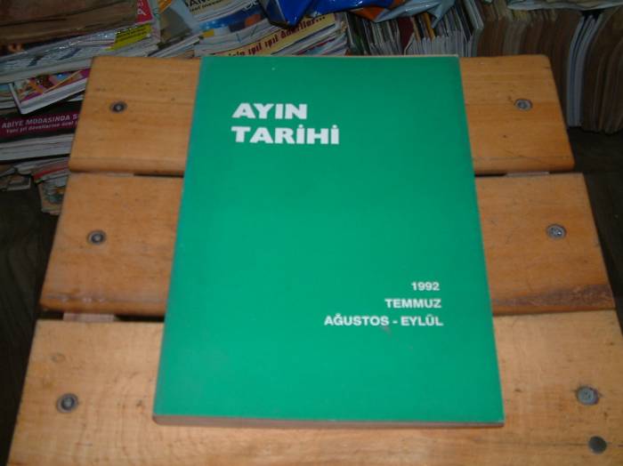İLKSAHAF&AYIN TARİHİ-1992-TEMMUZ AĞUSTOS EYLÜL 1