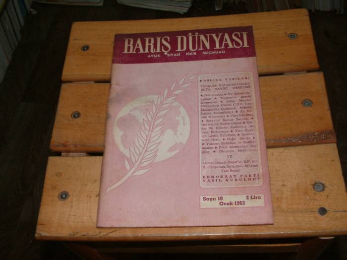 İLKSAHAF&BARIŞ DÜNYASI-SAYI 10-YIL 1963 1