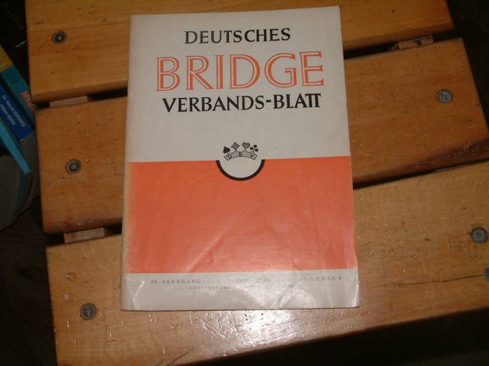 İLKSAHAF&DEUTSCHES-BRIDGE-VERBANDS-BLATT 1