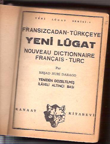 İLKSAHAF&FRANSIZCADAN-TÜRKÇEYE LÜGAT-1958 1
