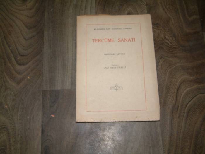İLKSAHAF&TERCÜME SANATI-THEODORE SAVORY 1