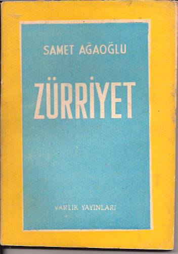 İLKSAHAF&ZÜRRİYET-SAMET AĞAOĞLU-1958- 1