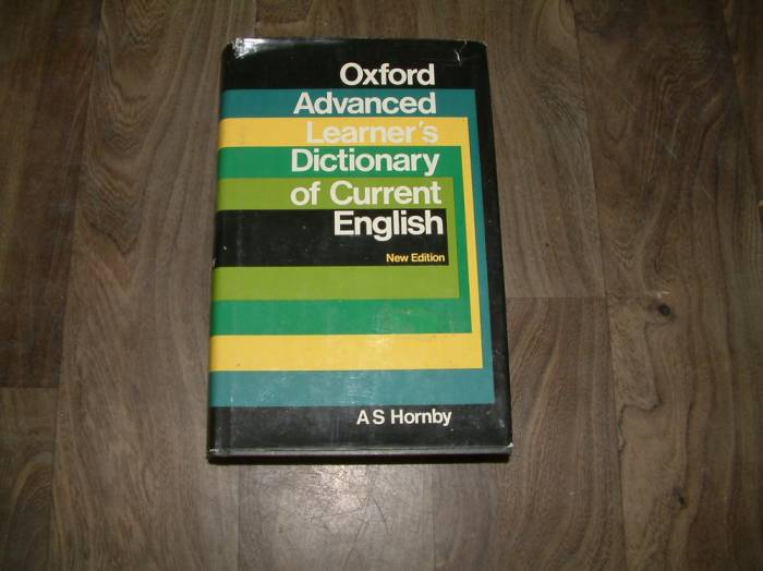 OXFORD ADVANCED LEARNER'S DİCTİONARY OF CURRE 1
