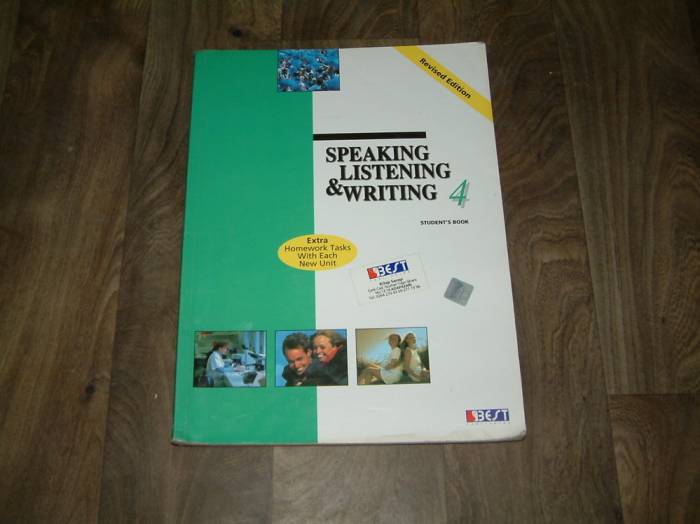 SPEAKING LISTENING&WRITING 4-STUDENT'S BOOK 1