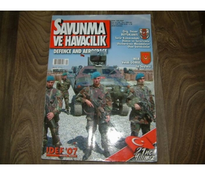 İLKS&SAVUNMA VE HAVACILIK DERGİSİ-SAYI 2007/2