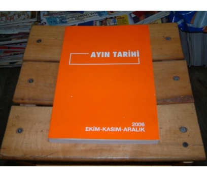 İLKSAHAF&AYIN TARİHİ-EKİM/KASIM/ARALIK 2006