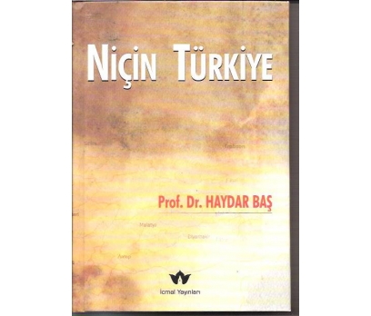 İLKSAHAF&NİÇİN TÜRKİYE-PROF.DR.HAYDAR BAŞ-2005 1 2x
