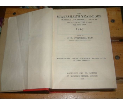 İLKSAHAF&STATESMAN'S YEAR-BOOK 1947