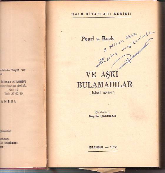 VE AŞKI BULAMADILAR-PEARL S.BUCK-1972 1