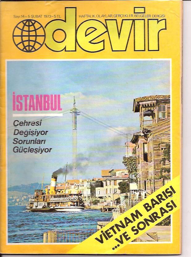 İLKSAHAF&DEVİR DERGİSİ-S:14-1973-İSTANBUL 1