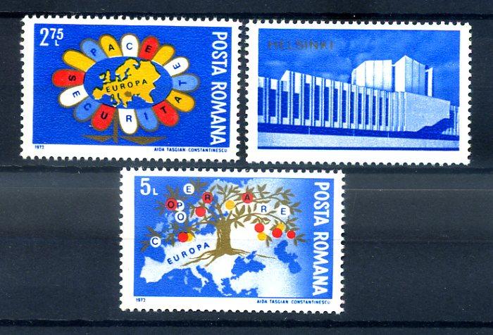 ROMANYA ** 1973 EUROPA YAN TEMA TAM SERİ (210814) 1