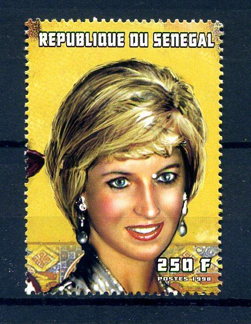 SENEGAL ** 1999 LADY DİANA TEK PUL (240814) 1