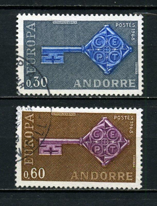 FR.ANDORRA  İGD 1968 EUROPA CEPT SÜPER(020914) 1