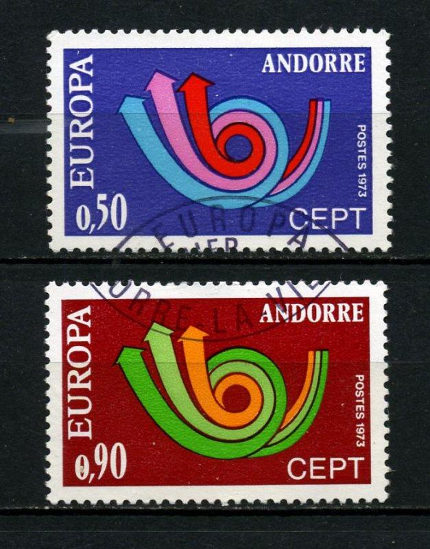 FR.ANDORRA  İGD 1973 EUROPA CEPT SÜPER(020914) 1
