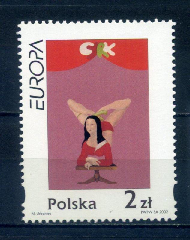 POLONYA ** 2002 EUROPA CEPT SÜPER (020914) 1
