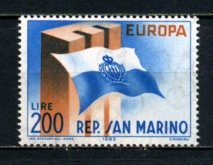 SAN MARİNO ** 1963 EUROPA CEPT SÜPER(030914) 1
