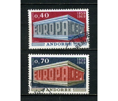 FR.ANDORRA  İGD 1969 EUROPA CEPT SÜPER(020914) 1 2x
