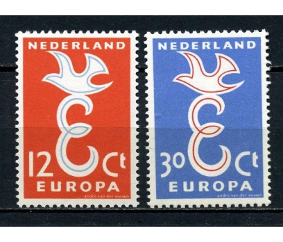 HOLLANDA ** 1958 EUROPA CEPT SÜPER(030914) 1 2x