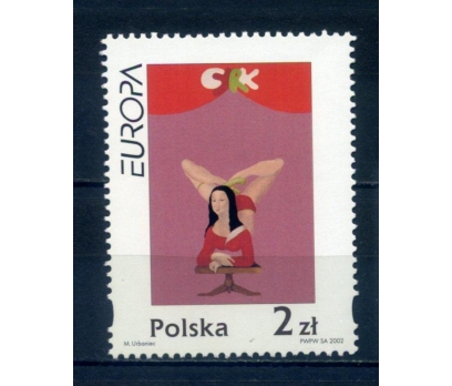 POLONYA ** 2002 EUROPA CEPT SÜPER (020914) 1 2x