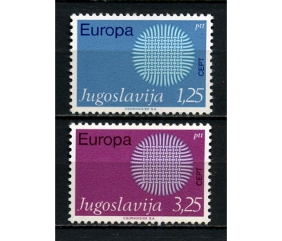 YUGOSLAVYA ** 1970 EUROPA CEPT TAM SERİ(290914) 1 2x