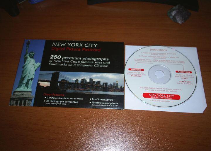 NEW YORK CITY DİGİTAL POSTCARD 250 RESİM CD'S 1