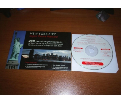 NEW YORK CITY DİGİTAL POSTCARD 250 RESİM CD'S