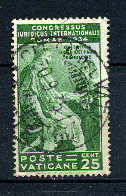 VATİKAN DAMGALI 1935 KONGRE 1 VALÖR  (220115) 1