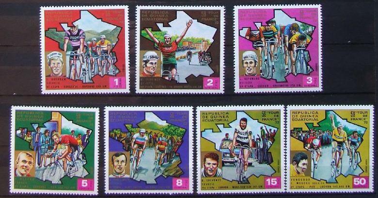 1972 Ekvator Gine Tour De France Bisiklet Damgas** 1