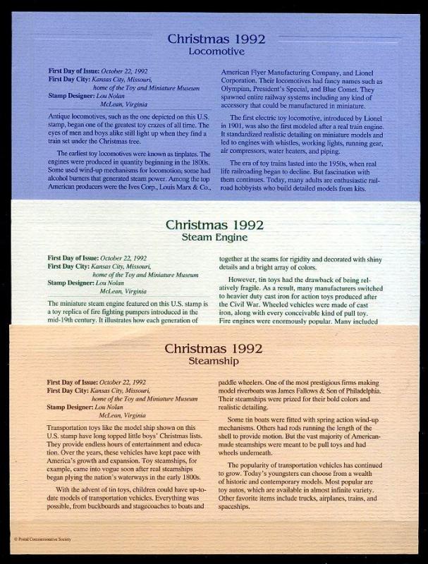 ABD 4 GOLD FDC 1992 CHRISTMAS SÜPER (170315) 3