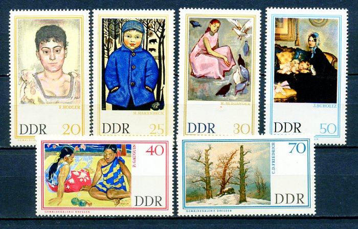 DDR ** 1967 TABLOLAR TAM SERİ SÜPER (290315) 1