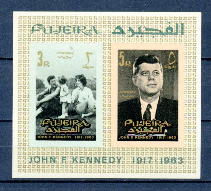 FUJEIRA ** 1963 JOHN F.KENNEDY BLOK SÜPER (050315) 1