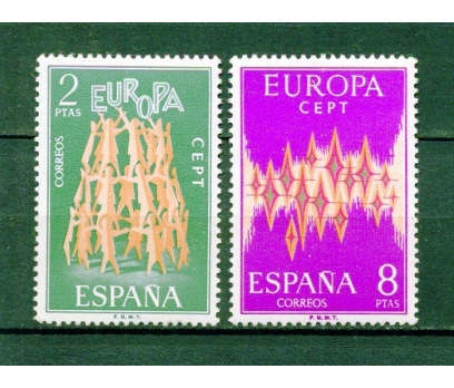 İSPANYA ** 1972 EUROPA CEPT TAM SERİ (230315)