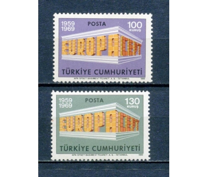 TÜRKİYE ** 1969 EUROPA CEPT TAM SERİ (230315)