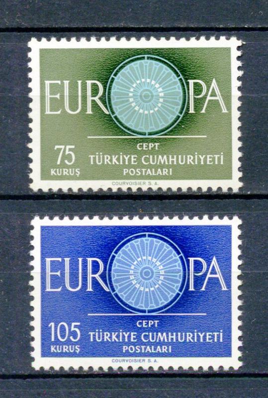 TÜRKİYE ** 1960 EUROPA CEPT TAM SERİ (220315) 1