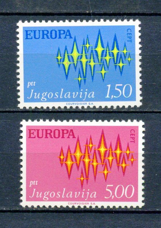 YUGOSLAVYA ** 1972 EUROPA CEPT TAM SERİ (230315) 1
