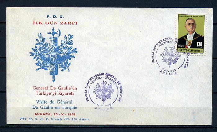 CUMH.FDC 1968 DE GAULLE SÜPER (230415) 1