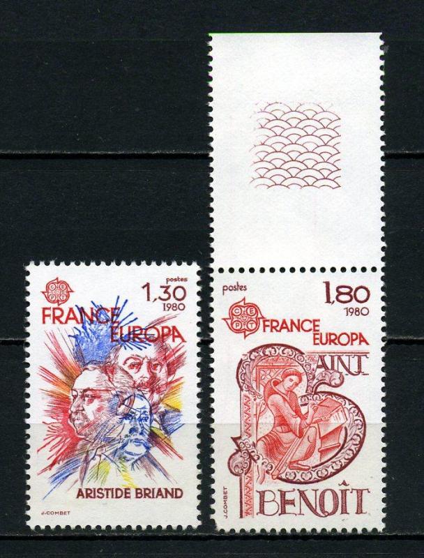 FRANSA ** 1980 EUROPA CEPT TAM SERİ (040415) 1