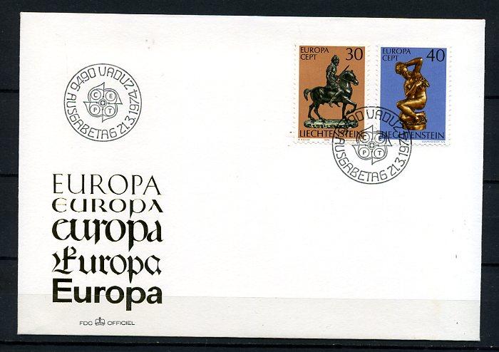 LİECHTENSTEİN 1974 EUROPA CEPT FDC SÜPER (240415) 1