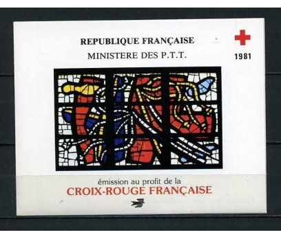 FRANSA ** 1981 CROIX -ROUGE KARNE SÜPER (050415) 2 2x