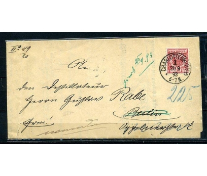 REİCH 1893 KLASİK POSTADAN G.ZARF (080415)