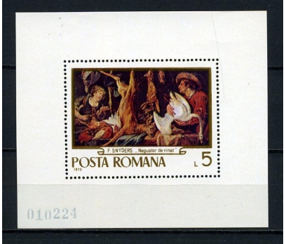 ROMANYA ** 1970  TABLO  BLOK SÜPER (010415)