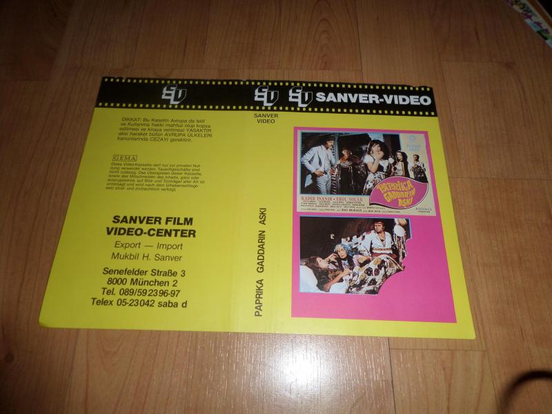 PAPRIKA GADDARIN AŞKI KADİR İNANIR VHS KAPAK COVER 1