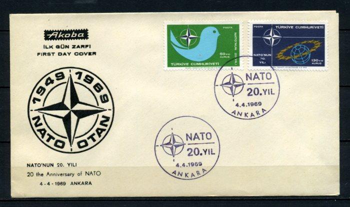 CUMH.FDC 1969 NATO 20.YIL  AKOBA SÜPER (190515) 1