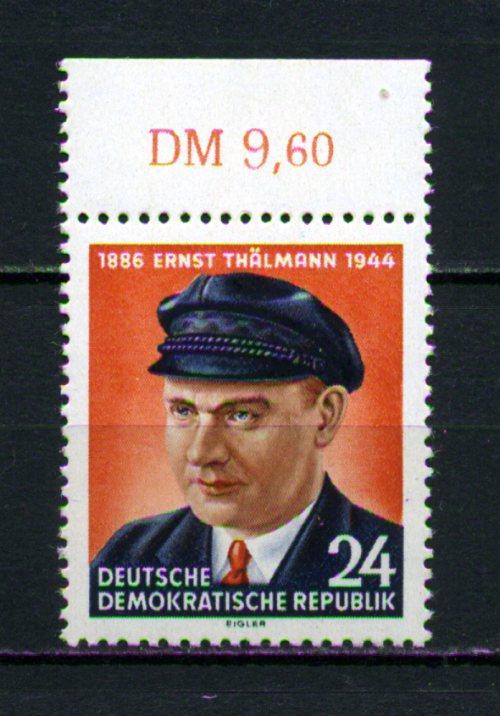 DDR ** 1954 ERNST THALMANN TAM SERİ  (120515) 1