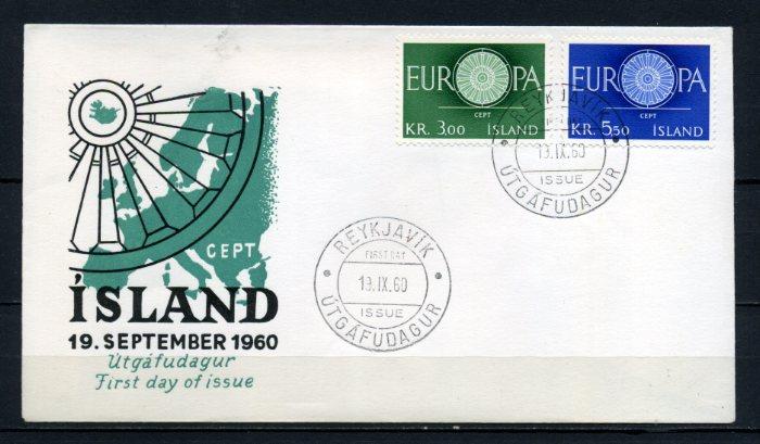 İZLANDA FDC 1960 EUROPA CEPT SÜPER (100515) 1