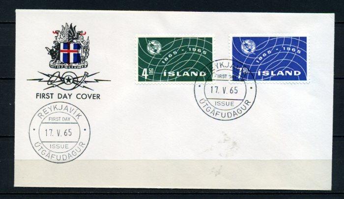 İZLANDA FDC 1965 ITU 100.YIL SÜPER (100515) 1